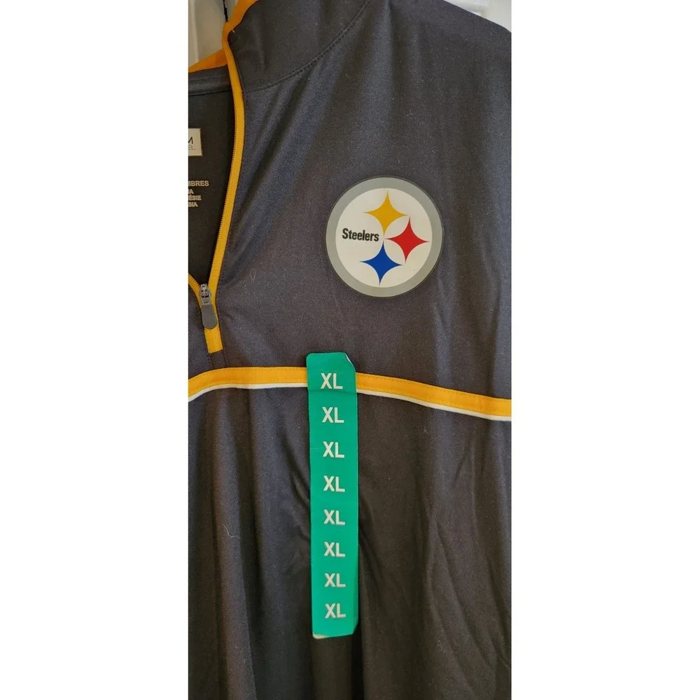 NFL Pittsburgh Steelers Men's 1/4 Quarter Zip (XL), NEW
